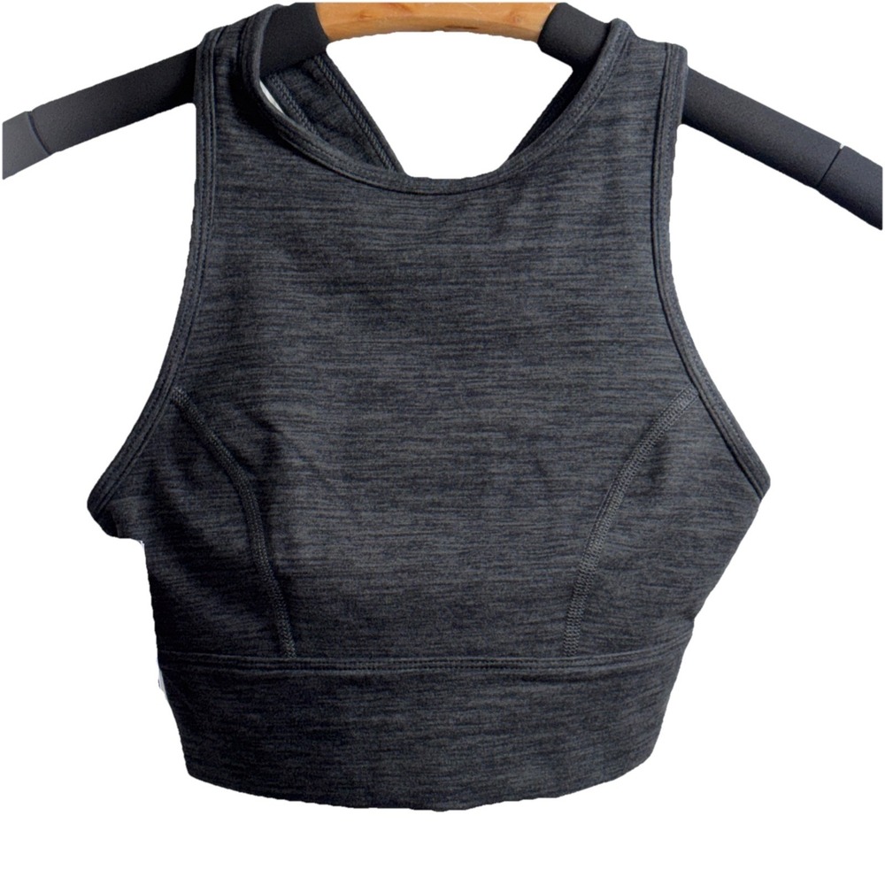 JoyLab Longline Sports Bra Size XXS Medium Support Charcoal  NEW